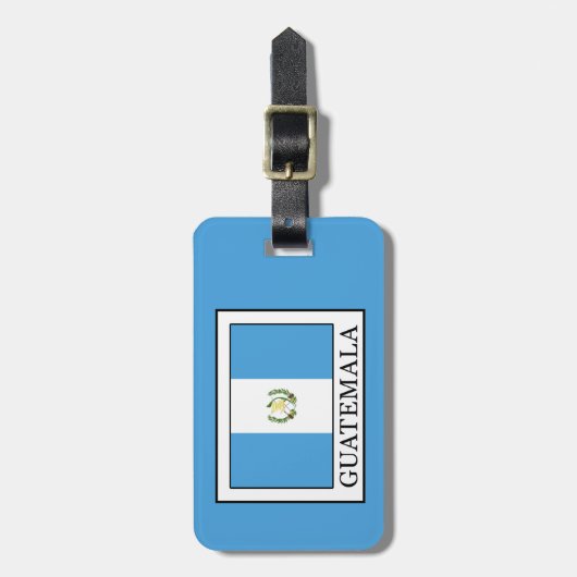 グアテマラ ラゲッジタグ (正面縦)