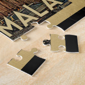 グアテマラ・ヴィンテージ旅行 ジグソーパズル (側面)