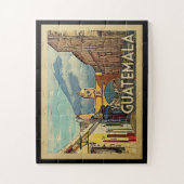 グアテマラ・ヴィンテージ旅行 ジグソーパズル (縦)