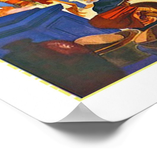 グアテマラ、人、ヴィンテージ旅行ポスター ポスター (角)