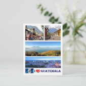 グアテマラ – 大好き –  ポストカード (スタンド正面)