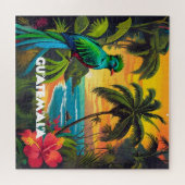 グアテマラ | 旅行ヴィンテージレトロ ジグソーパズル (横)