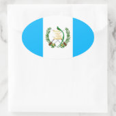 グアテマラ 楕円形シール (バッグ)
