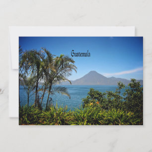 グアテマラ、自然の美しい風景。 カード