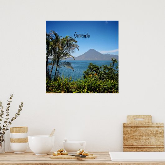 グアテマラ、自然の美しい風景 ポスター (キッチン)