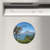 グアテマラ、自然の美しい風景 マグネット (インサイチュ (食洗機))