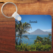 グアテマラ、風光明媚な写真、 キーホルダー (正面)