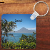 グアテマラ、風光明媚な写真、 キーホルダー (裏面)