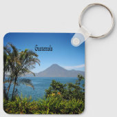 グアテマラ、風光明媚な写真、 キーホルダー (裏面)
