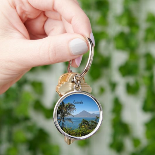 グアテマラ、風光明媚な写真、 キーホルダー (手)