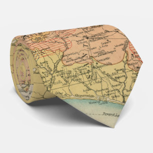 グアテマラ(1902年)のヴィンテージの地図 ネクタイ