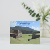 グアドループのバスセテレのフォートデルガレス ポストカード (スタンド正面)