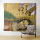 グアドループの女性がカスタマイズ可能 タペストリー (インサイチュ(横))