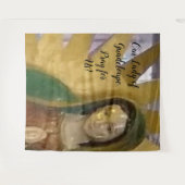 グアドループの女性がカスタマイズ可能 タペストリー (正面(横))