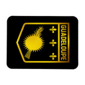 グアドループ紋章 マグネット (横)