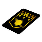 グアドループ紋章 マグネット (左側)