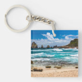 グアドループ，グランデテール，ポアント・デ・シャトー キーホルダー (正面)