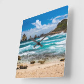 グアドループ，グランデテール，ポアント・デ・シャトー スクエア壁時計 (傾斜)