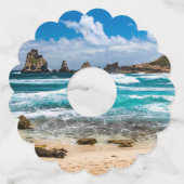 グアドループ,グランデテール,ポアント・デ・シャトー ワイングラスタグ (正面)