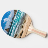 グアドループ，グランデテール，ポアント・デ・シャトー 卓球ラケット (横)