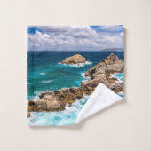 グアドループ，グランデテール，ポアント・デ・シャトー#2 バスタオルセット (ウォッシュタオル)