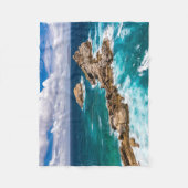 グアドループ,グランデテール,ポアント・デ・シャトー#2 フリースブランケット (正面)