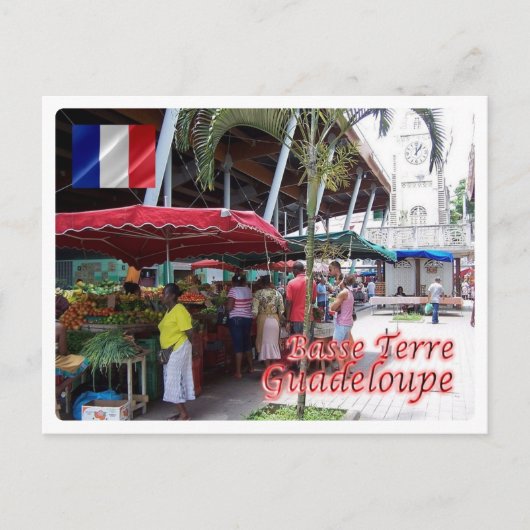 グアドループ - バス・テール - ポストカード (正面)