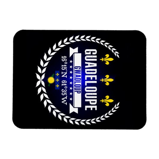 グアドループ マグネット (横)