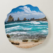 グアドループ・ルン・グランデテール・ポアント・デ・シャトー ラウンドクッション (裏面)