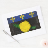 グアドループ 長方形シール (封筒)