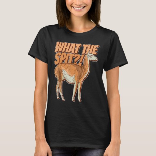 グアナコの唾の引用文 Tシャツ (正面)