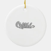 グアナコ セラミックオーナメント (裏面)