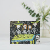 グアナジュアトフォークアートディアデロスムエルトス ポストカード (スタンド正面)