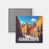 グアナファトメキシコ旅行 マグネット (正面/裏面)