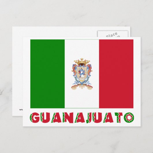 グアナファト国旗 ポストカード (正面/裏面)