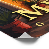 グアナファト、メキシコヴィンテージ ポスター (角)