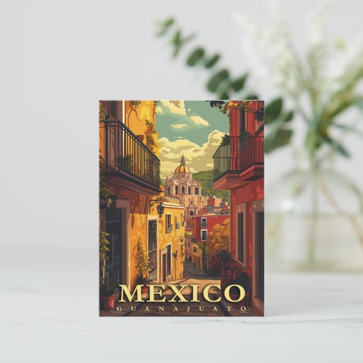 グアナファト、メキシコヴィンテージ ポストカード (スタンド正面)