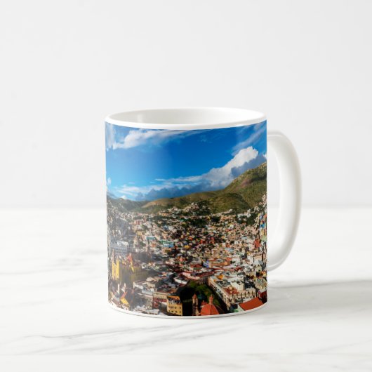 グアナフアト州の日没 コーヒーマグカップ (正面右)