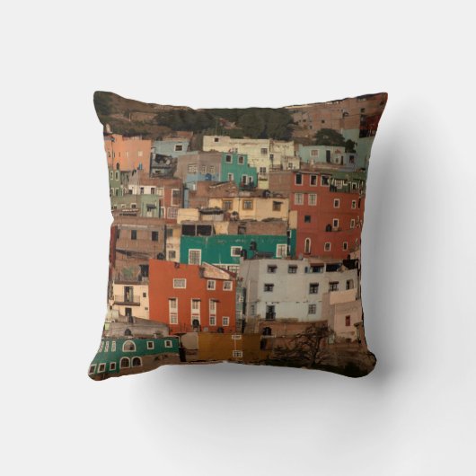 グアナフアト州、メキシコの都市景観 クッション (裏面)