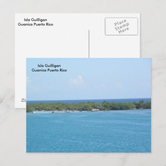 グアニカ島 ポストカード (正面/裏面)