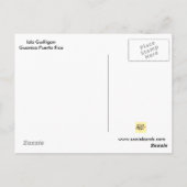 グアニカ島 ポストカード (裏面)