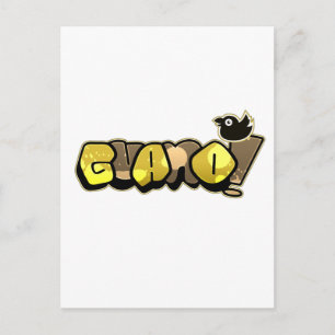グアノのゲームのギア-ロゴ ポストカード