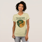 グアバとパパイヤ:消化のインとヤン Tシャツ (正面フル)