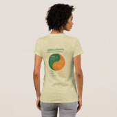 グアバとパパイヤ:消化のインとヤン Tシャツ (裏面フル)
