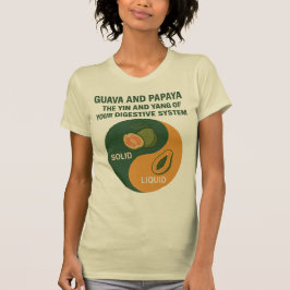 グアバとパパイヤ：消化のインとヤン Tシャツ
