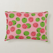 グアバの果実模様 アクセントクッション (裏面)