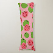 グアバの果実模様 ボディピロー (正面縦)