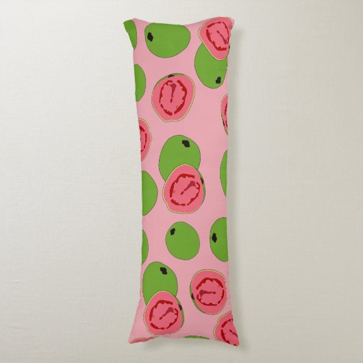 グアバの果実模様 ボディピロー (正面縦)