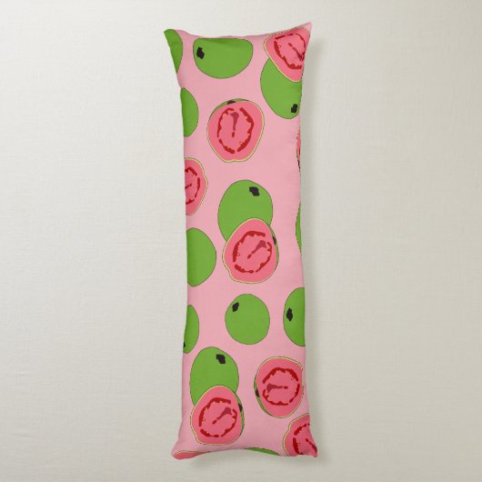 グアバの果実模様 ボディピロー (裏面 (縦))