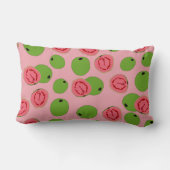 グアバの果実模様 ランバークッション (裏面)